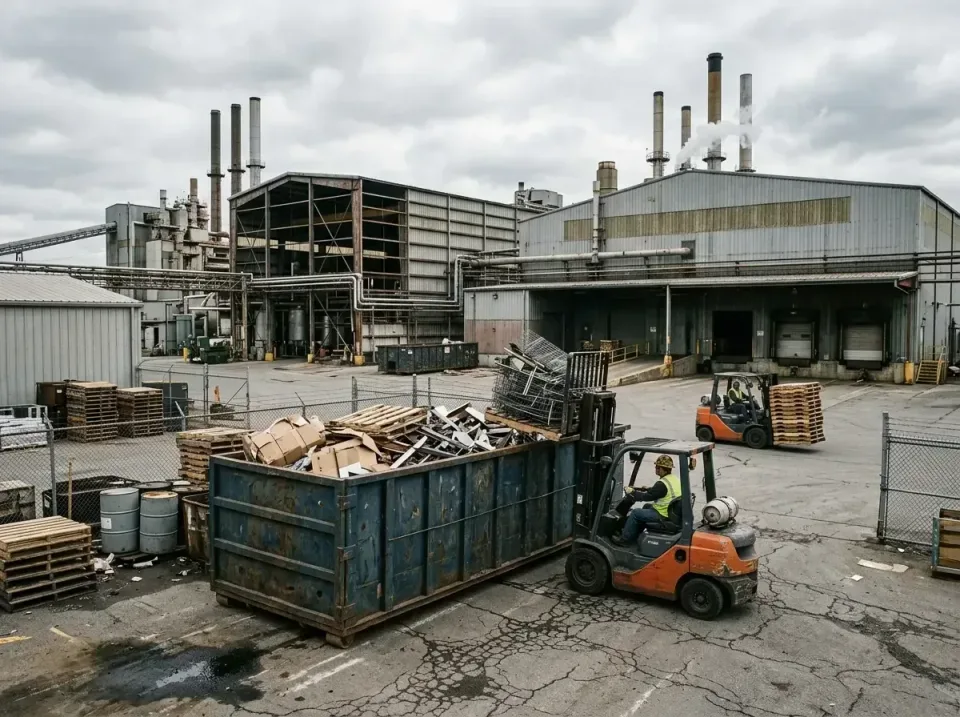 industrial-factory-scrap-conta-003 — frequently asked questions, Cheap Roll-off Dumpster Rentals in Poynette, WI